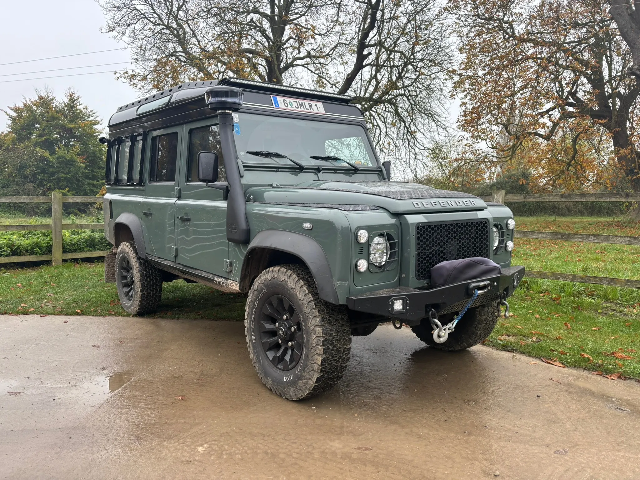 Land Rover Defender 110 build by Overland Services