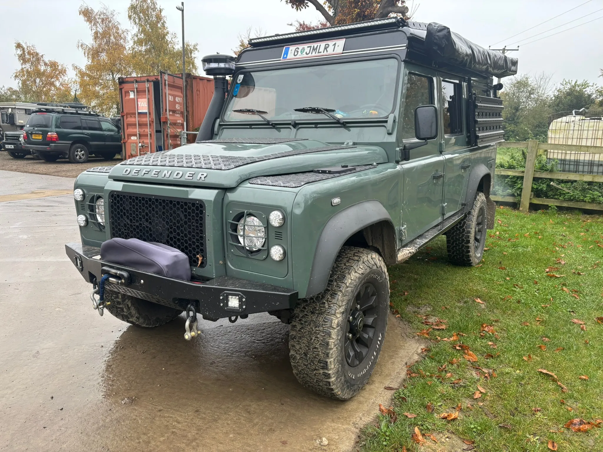 Land Rover Defender 110 build by Overland Services