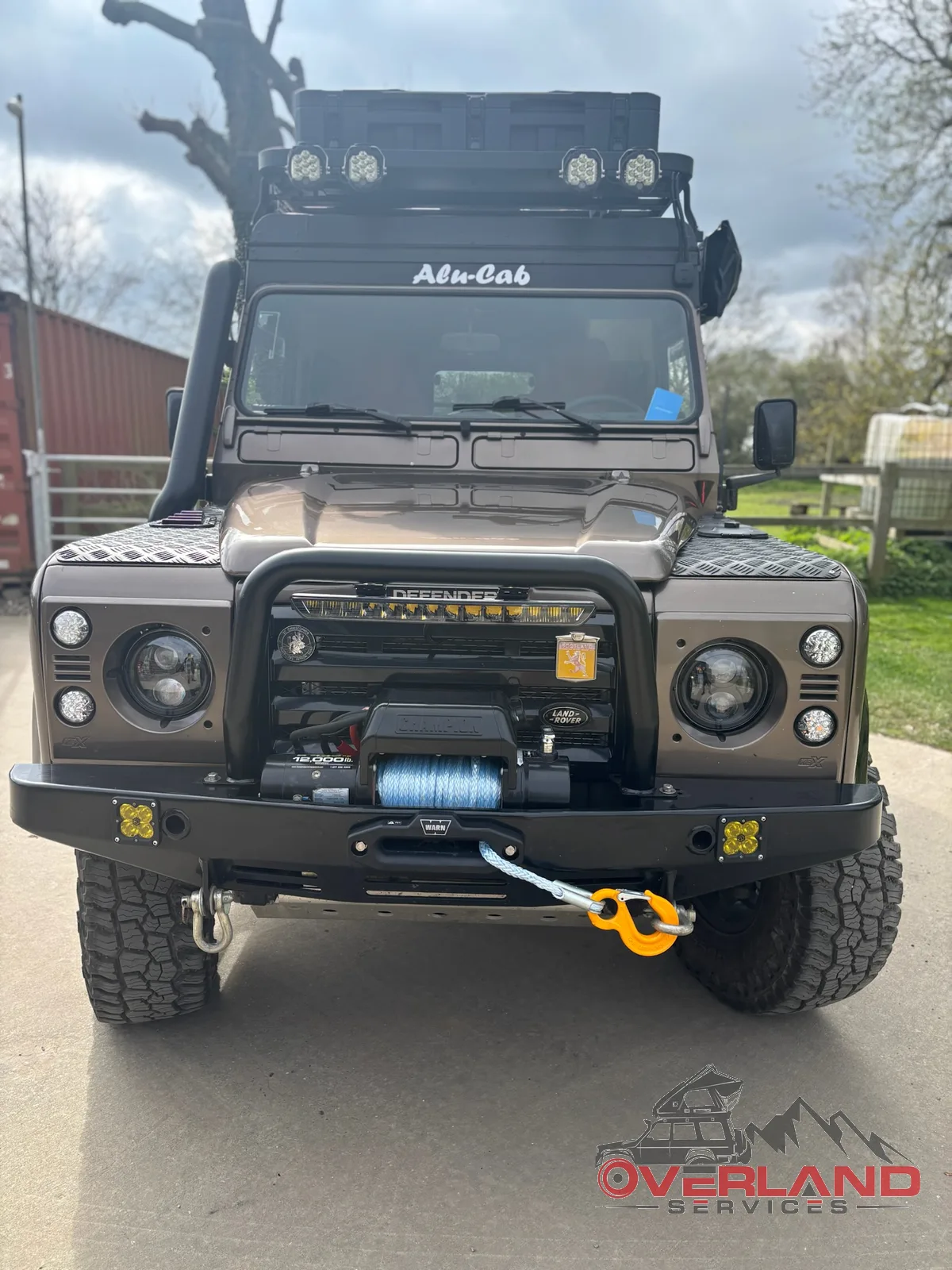 Land Rover Defender 110 build by Overland Services
