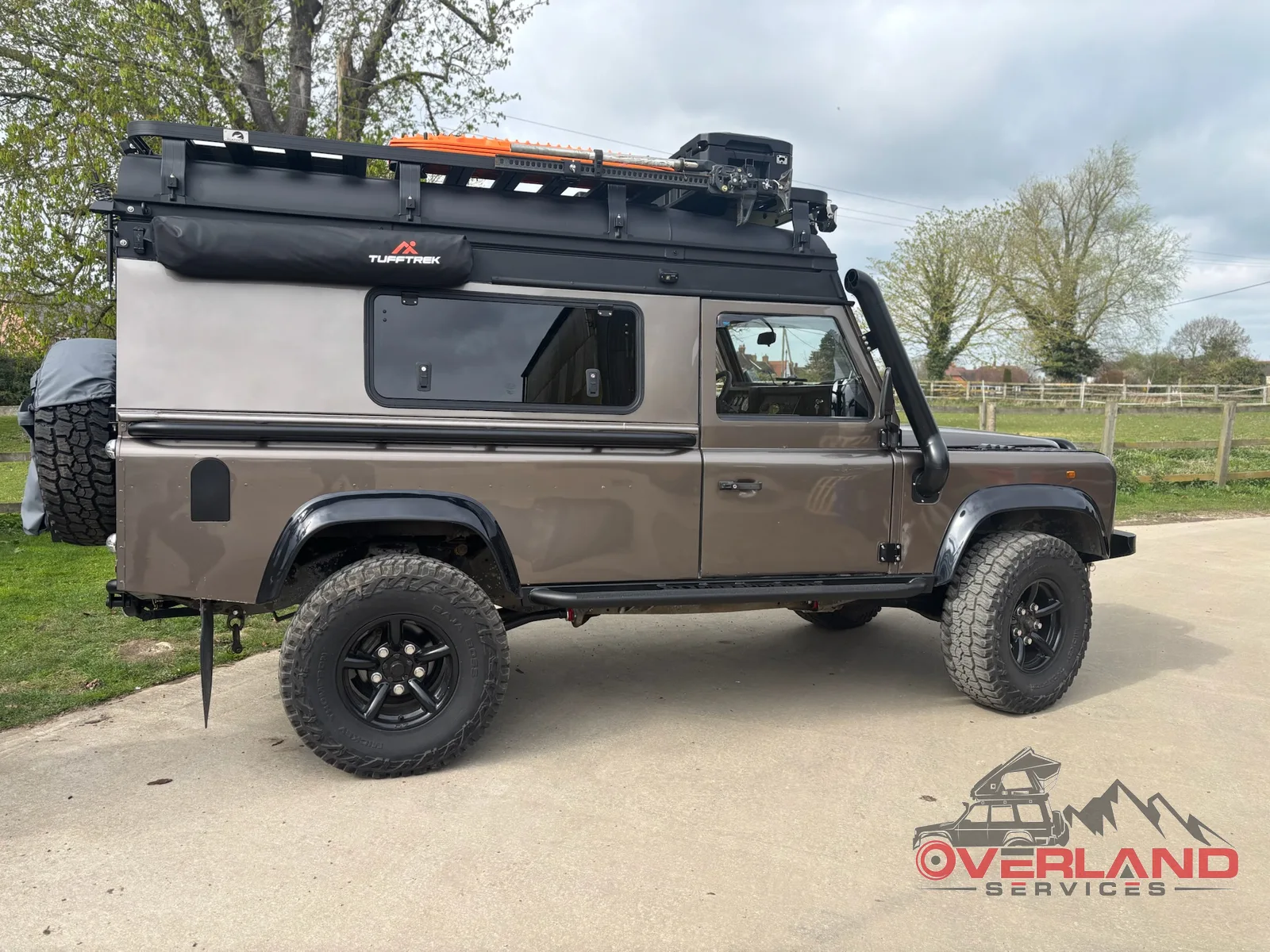 Land Rover Defender 110 build by Overland Services