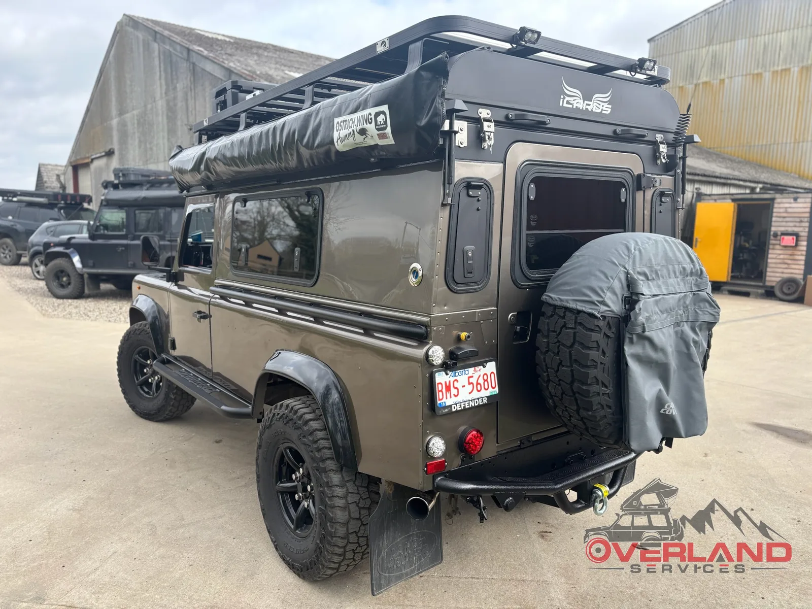 Land Rover Defender 110 build by Overland Services