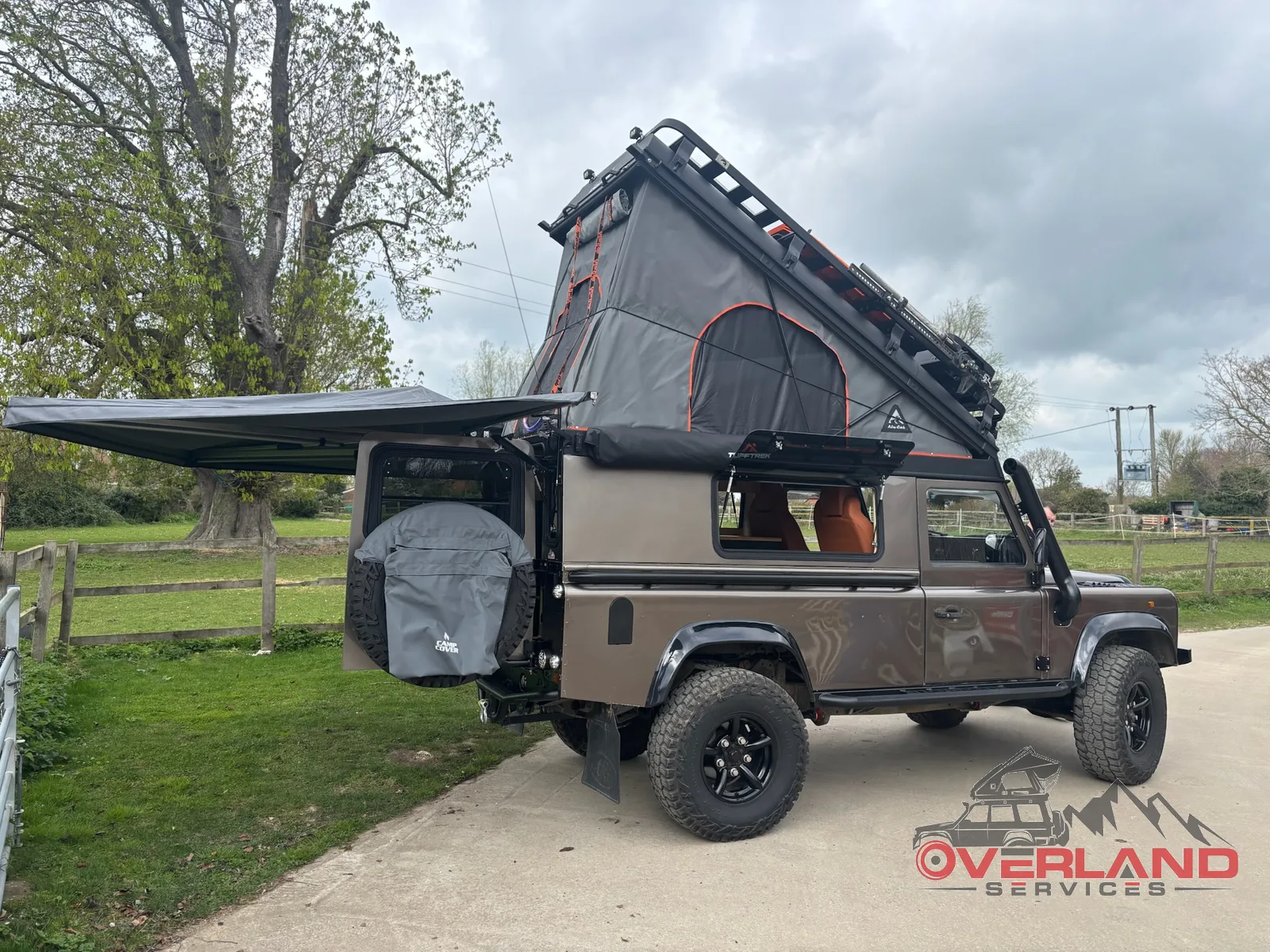 Land Rover Defender 110 build by Overland Services