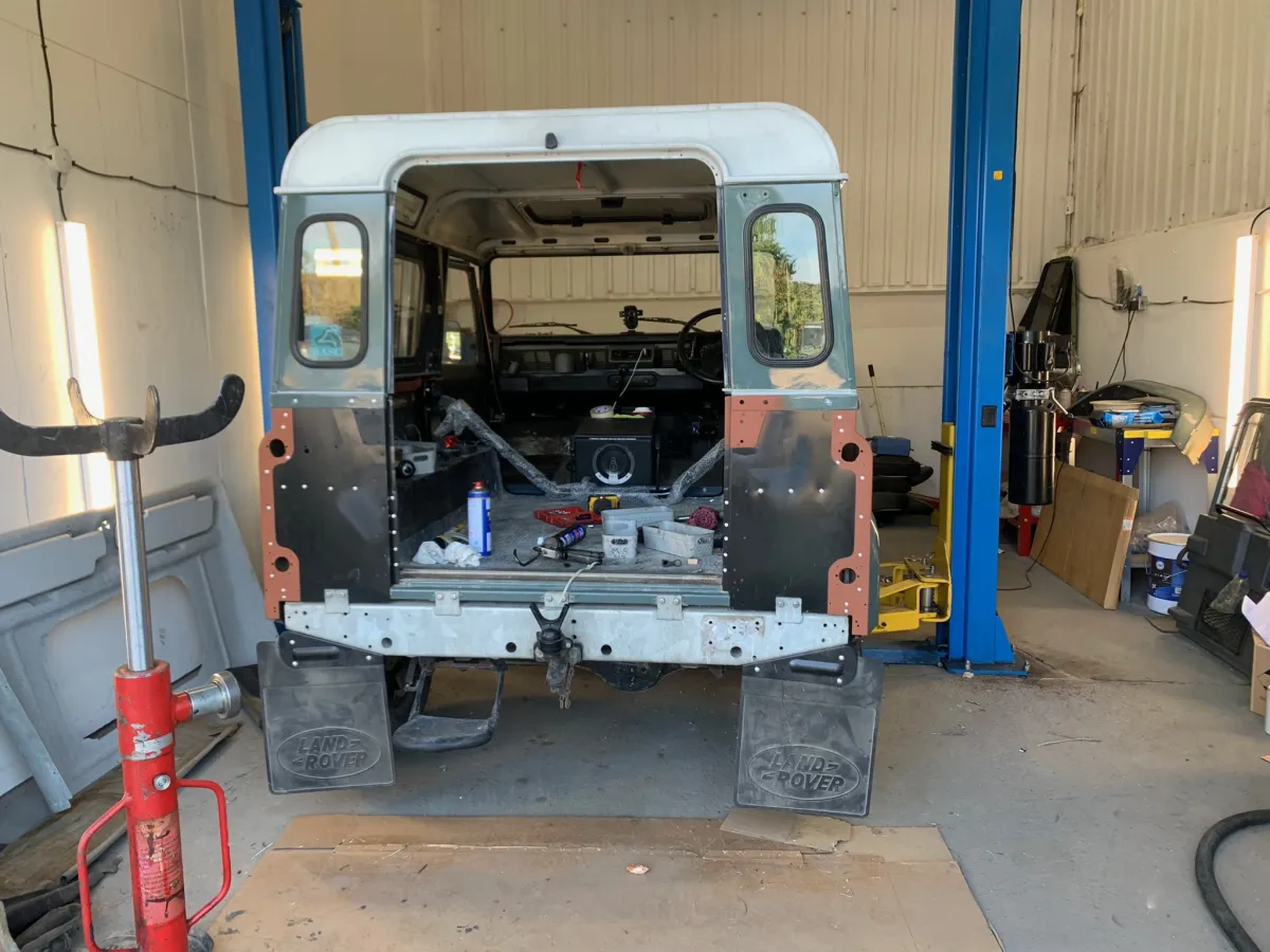 Land Rover Defender 90 build by Overland Services
