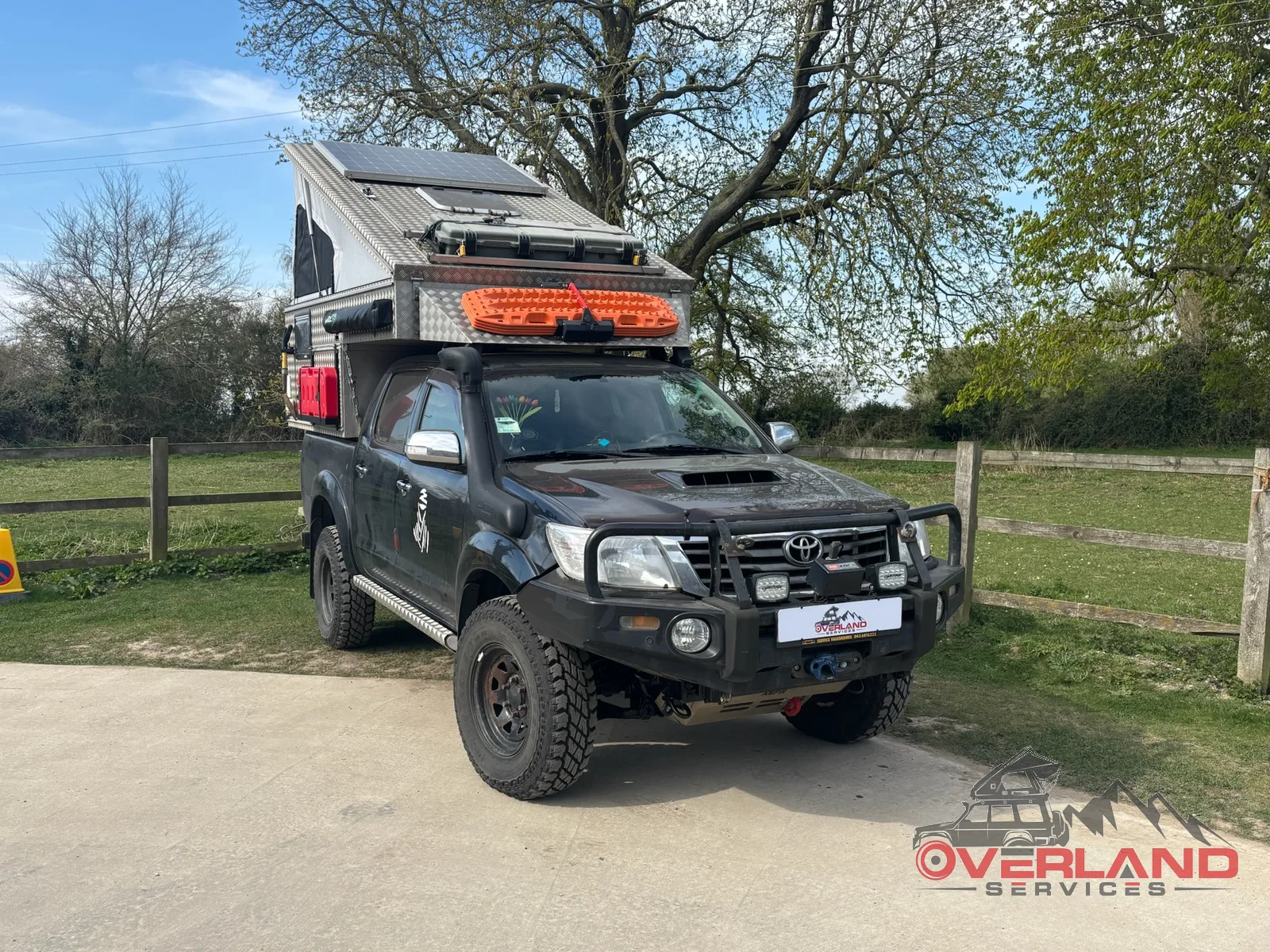 Toyota Hilux build by Overland Services