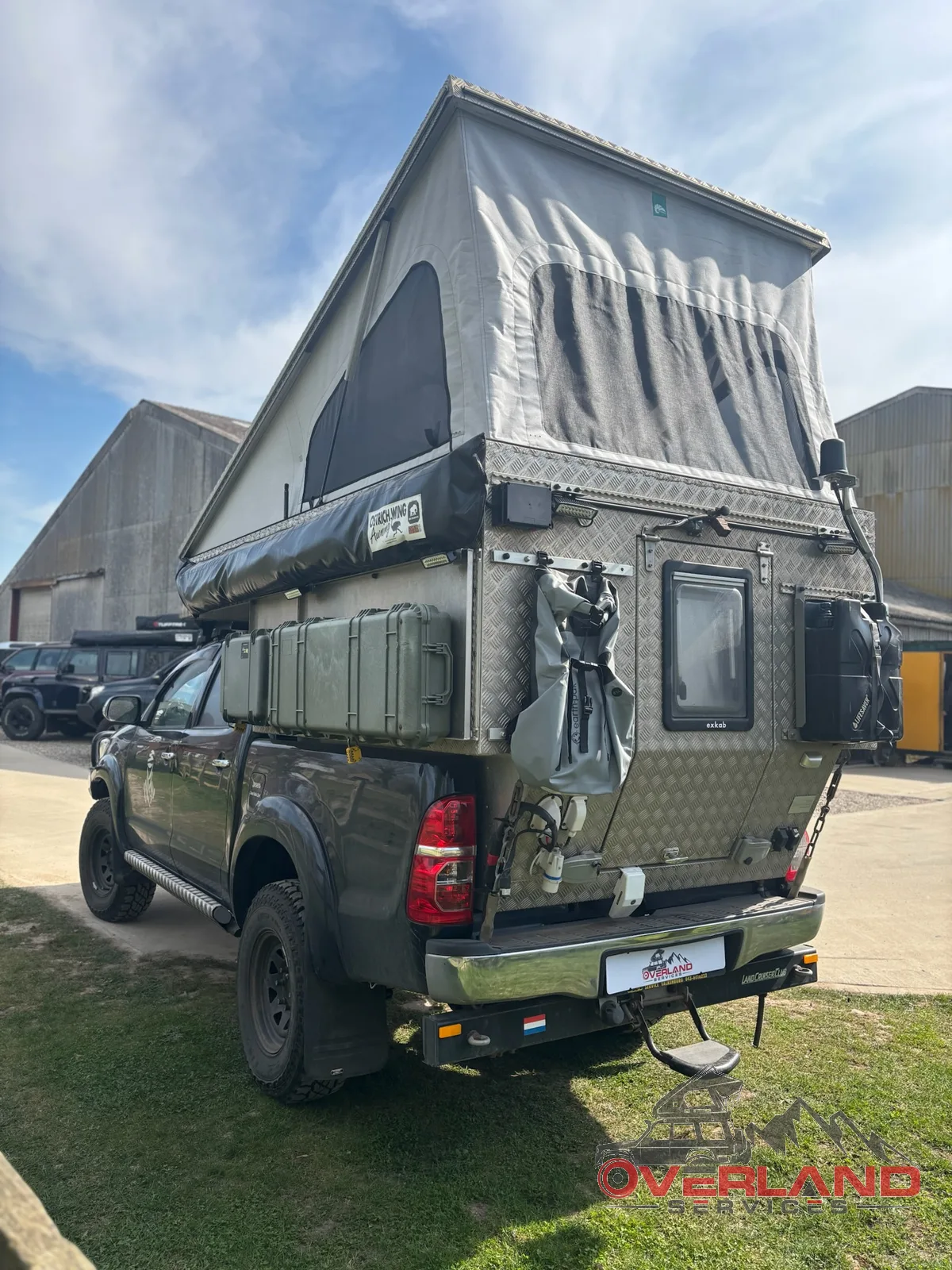 Toyota Hilux build by Overland Services