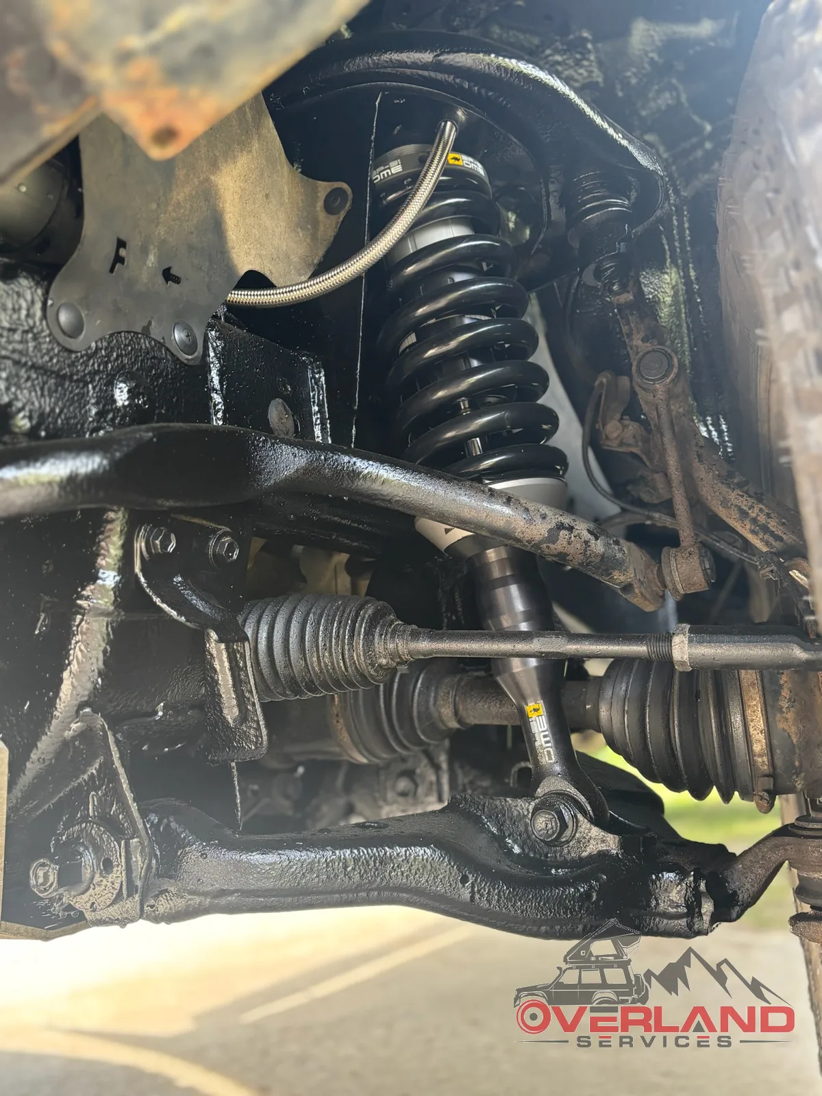 Toyota Hilux build by Overland Services