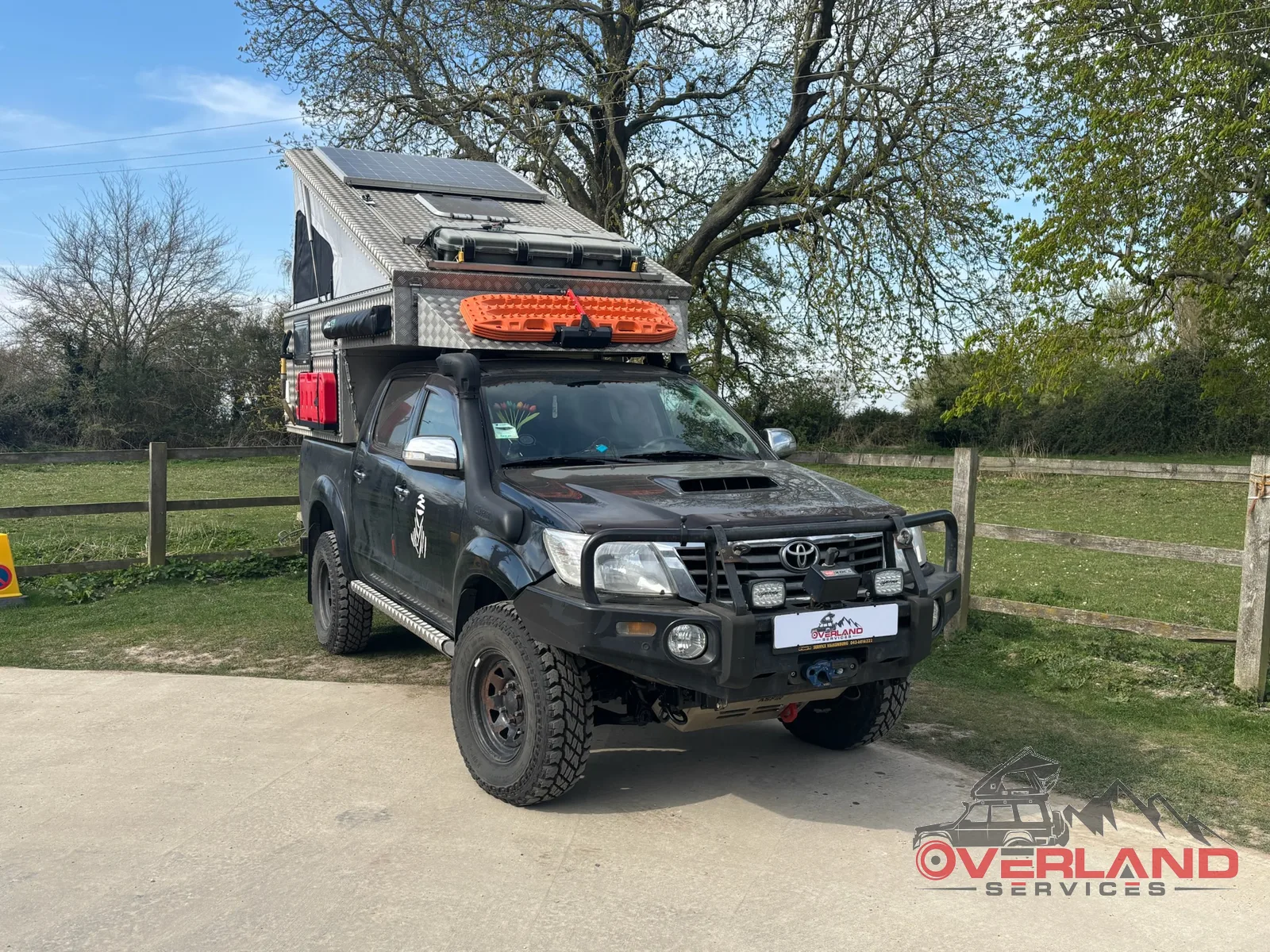 Toyota Hilux build by Overland Services