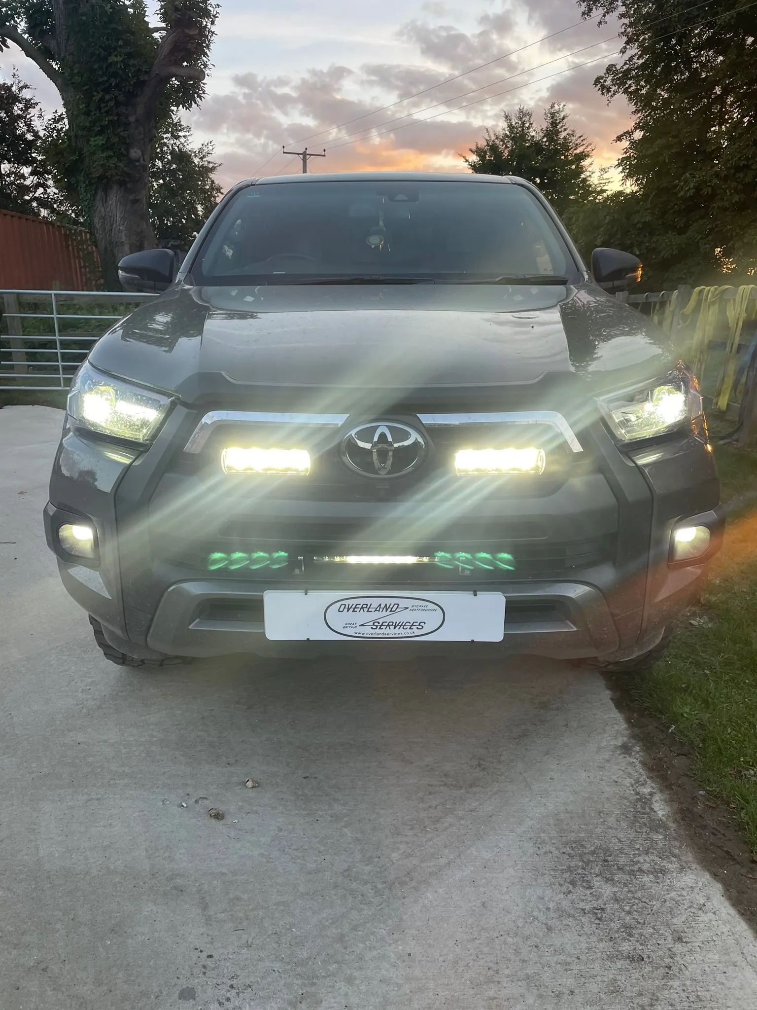 Toyota Hilux build by Overland Services