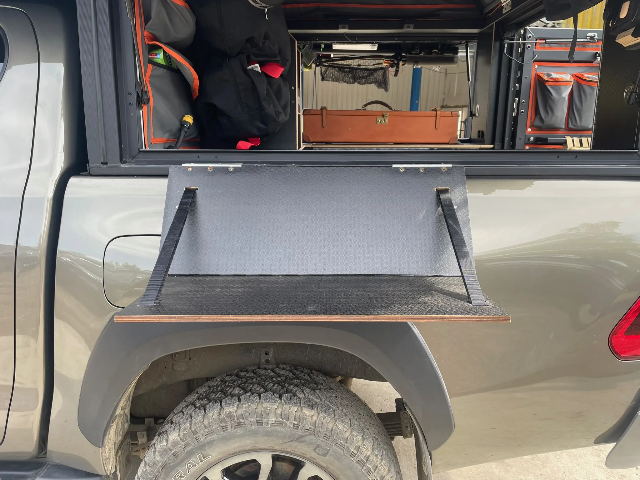 Toyota Hilux build by Overland Services