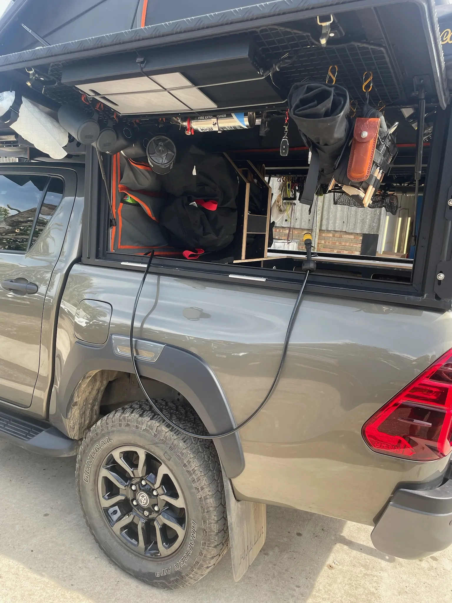 Toyota Hilux build by Overland Services